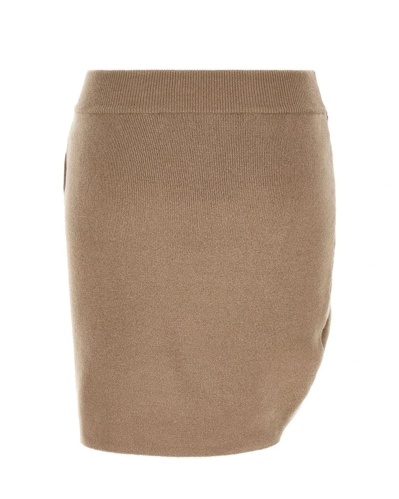 Giuseppe Di Morabito Skirt in beige, Virgin Wool — view 2