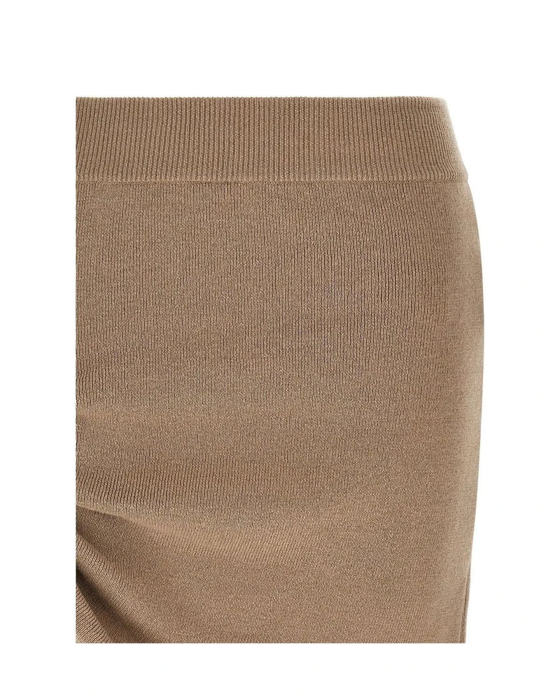 Giuseppe Di Morabito Skirt in beige, Virgin Wool — view 3