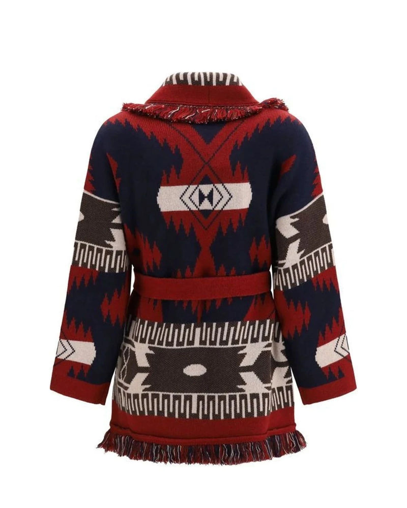 Alanui Cardigan in multicolor, Kashmir — view 2