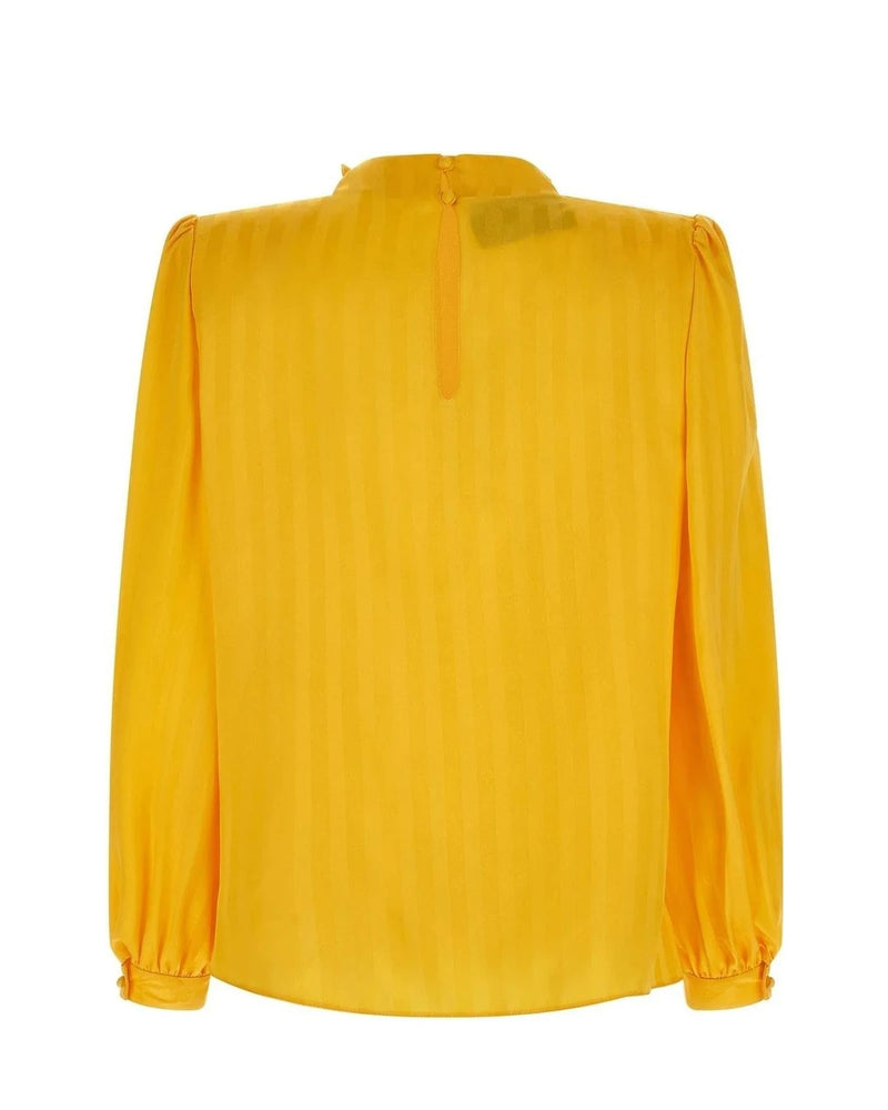 Valentino Garavani Blouse in yellow, Silk — view 2