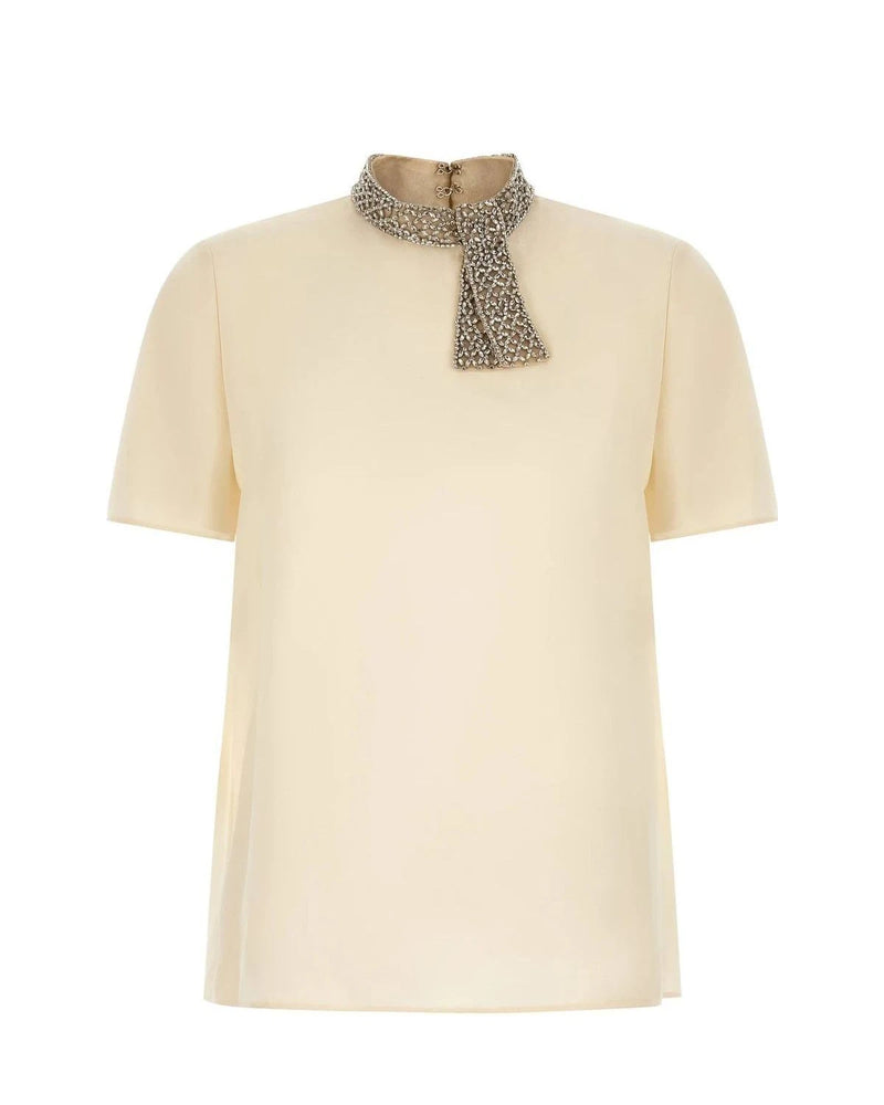 Valentino Garavani Blouse in white, Silk
