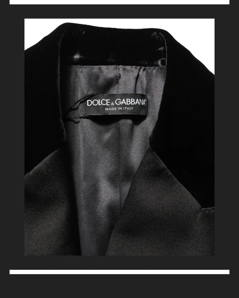 Dolce & Gabbana Bolero Jacket in black, Nylon Nylon