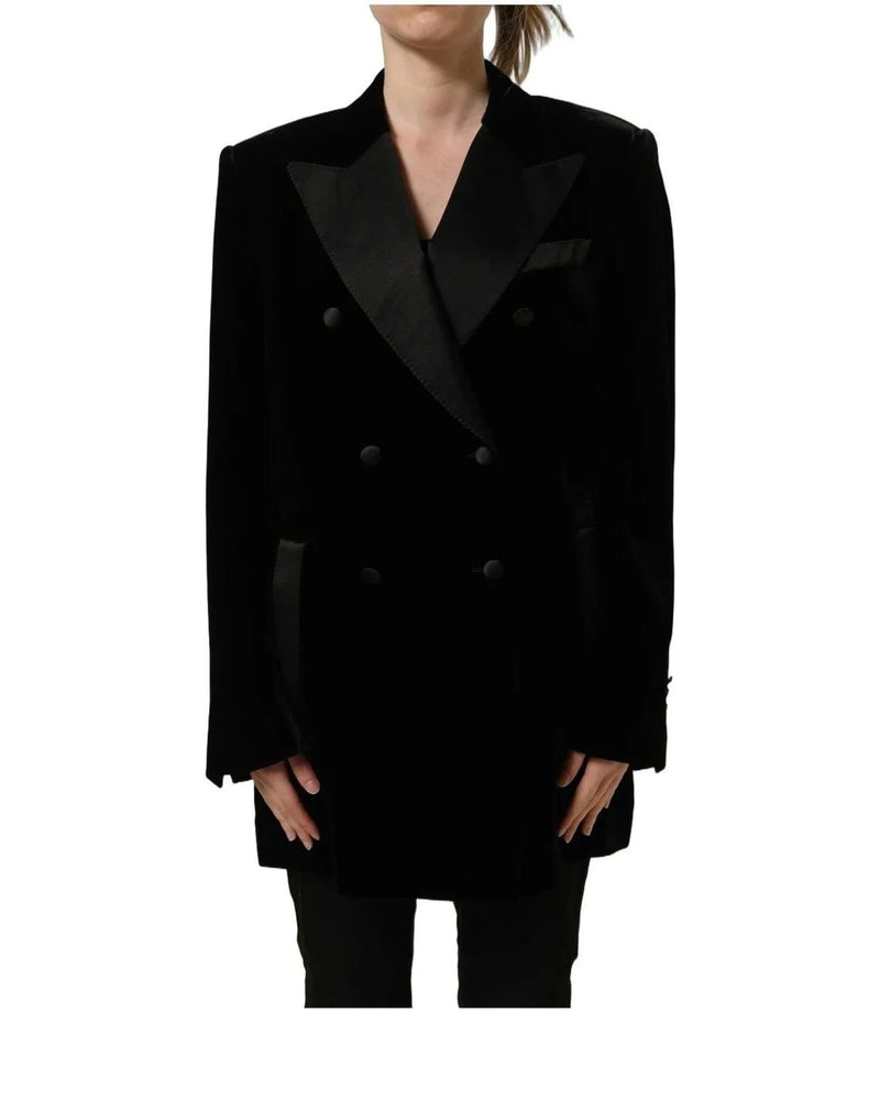 Dolce & Gabbana Bolero Jacket in black, Nylon Nylon — view 3
