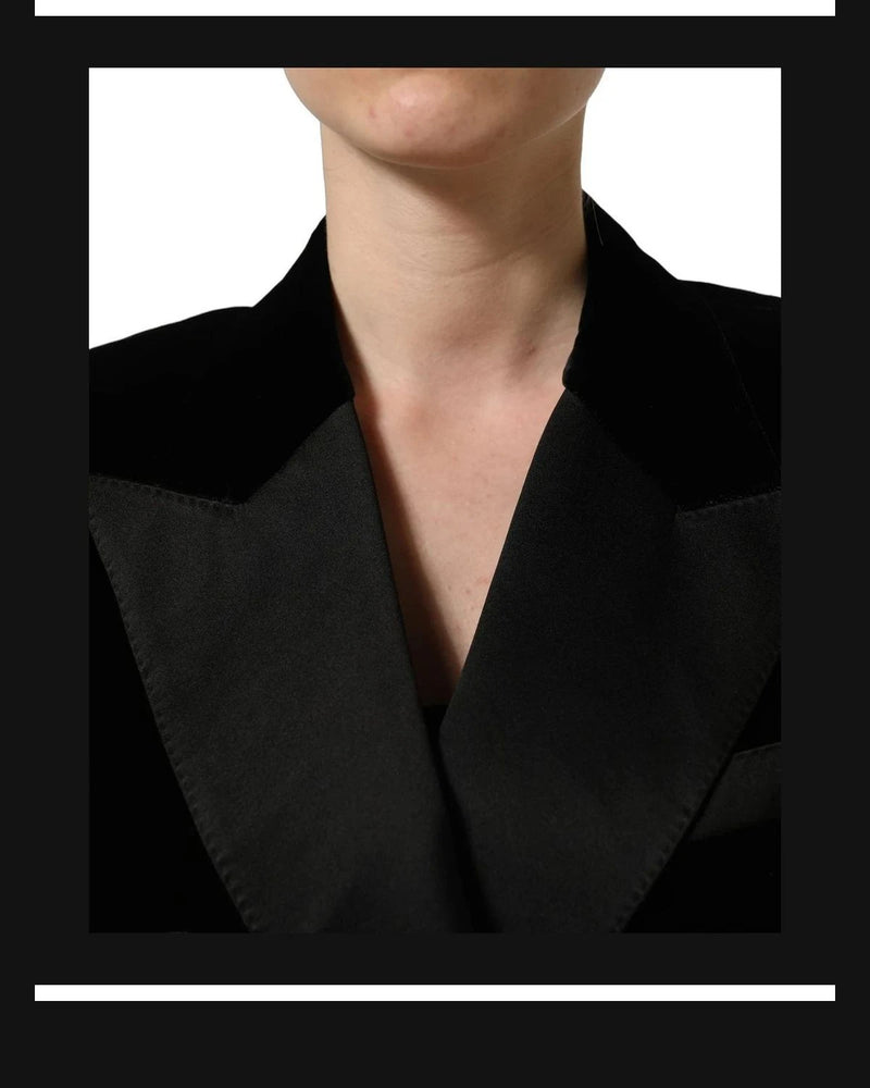 Dolce & Gabbana Bolero Jacket in black, Nylon Nylon — view 6