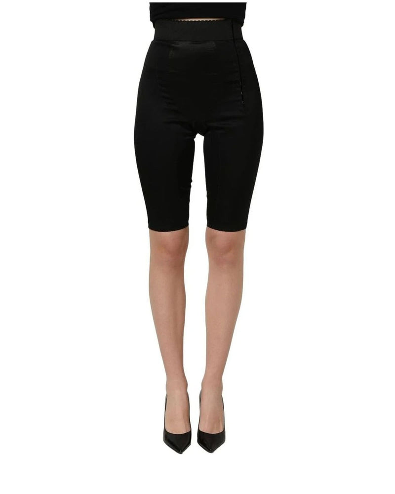 Dolce & Gabbana Legging Short in black, Nylon — view 3