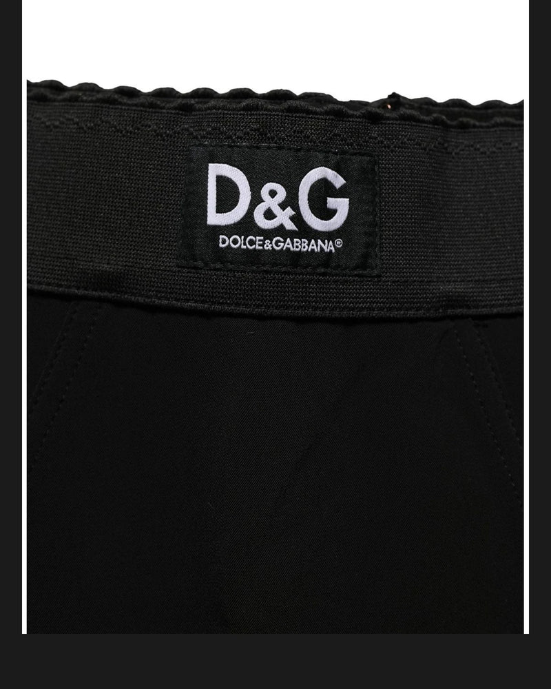Dolce & Gabbana Capri Black Short Trousers
