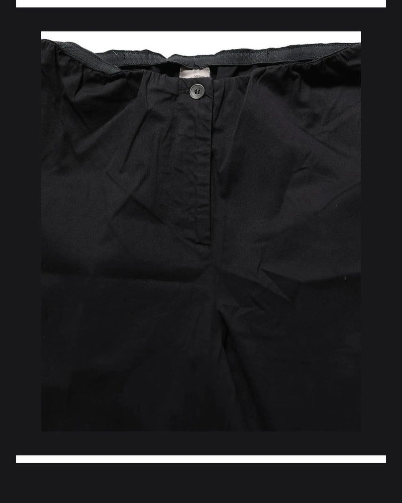 QL2 Trouser in black, Cotton
