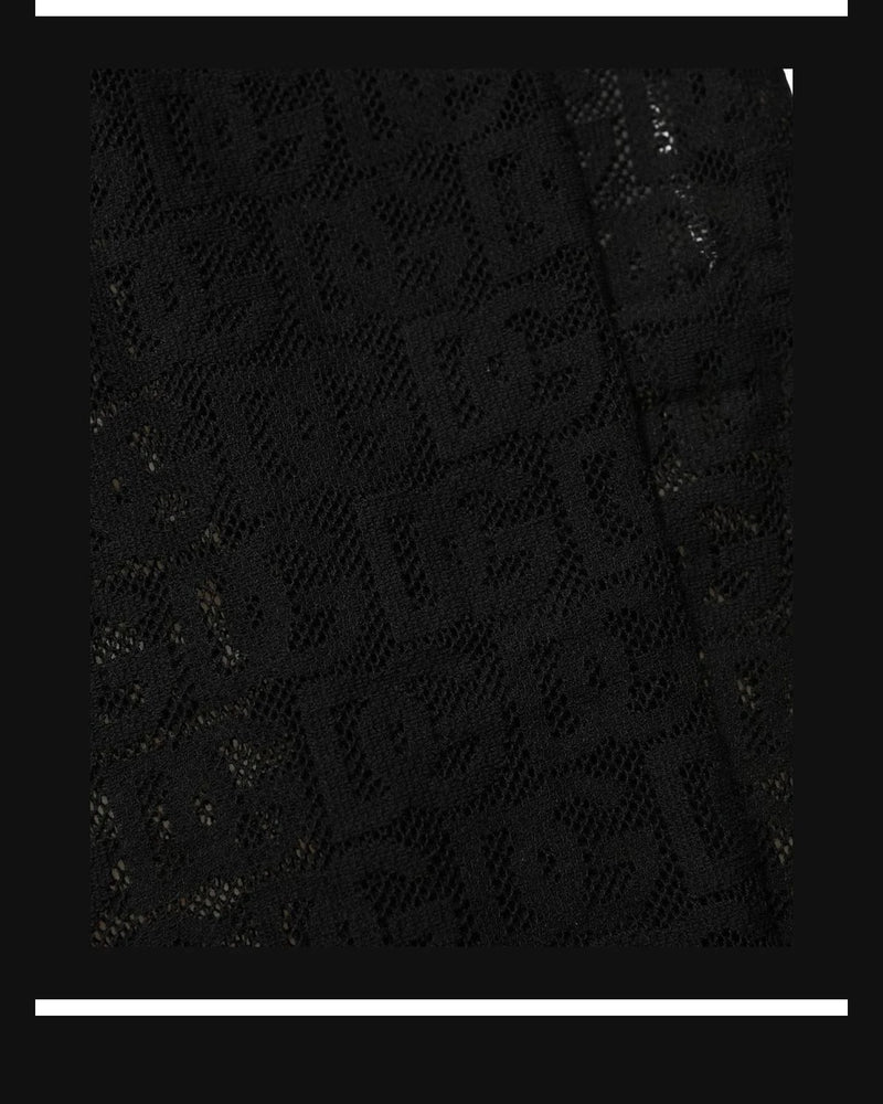 Dolce & Gabbana Hold Up Sock in black, Nylon — view 6