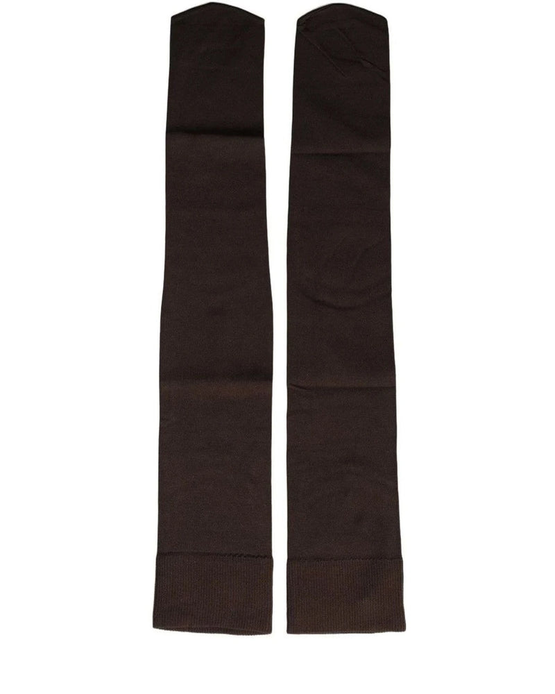 Dolce & Gabbana Knee Sock in brown, Nylon — view 3