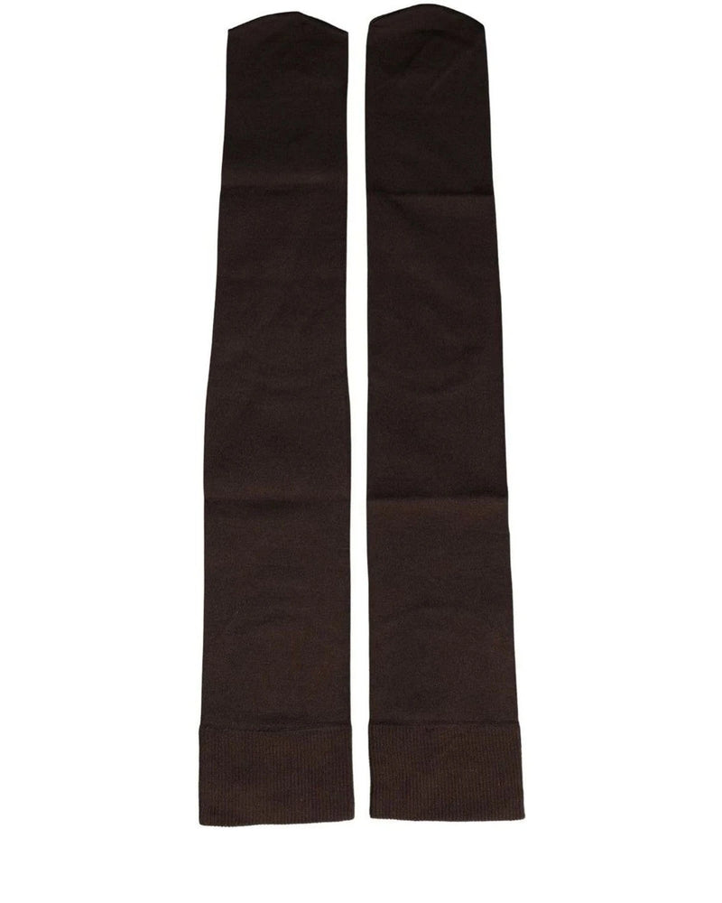Dolce & Gabbana Knee Sock in brown, Nylon — view 4