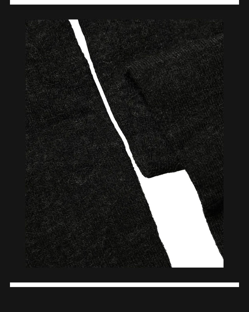 Dolce & Gabbana Knee Sock in black, Wool