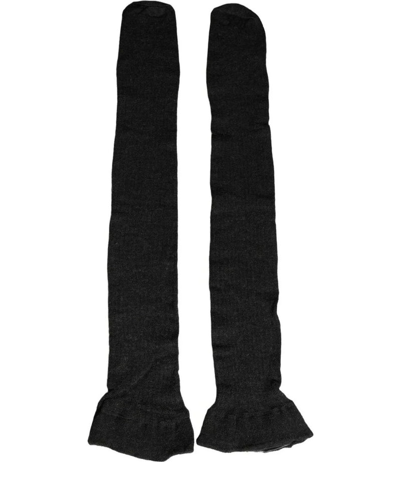 Dolce & Gabbana Knee Sock in black, Wool — view 3