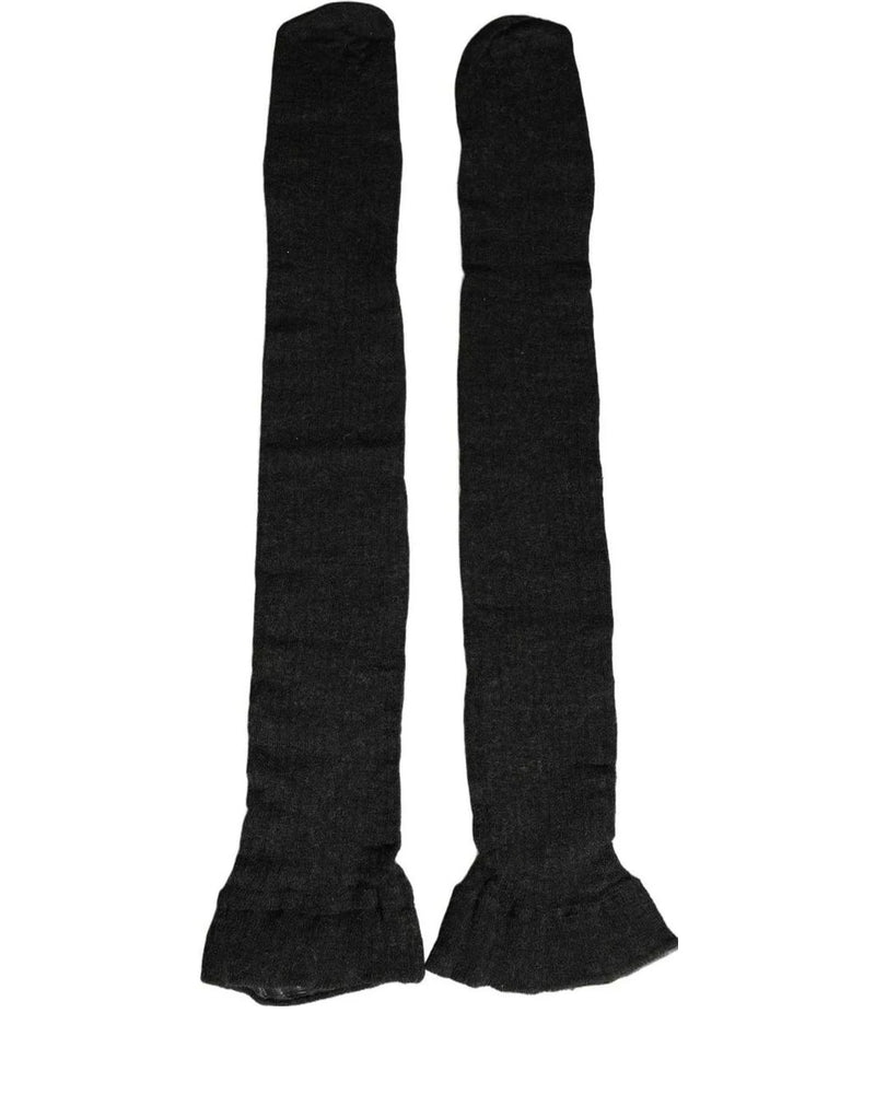 Dolce & Gabbana Knee Sock in black, Wool — view 4