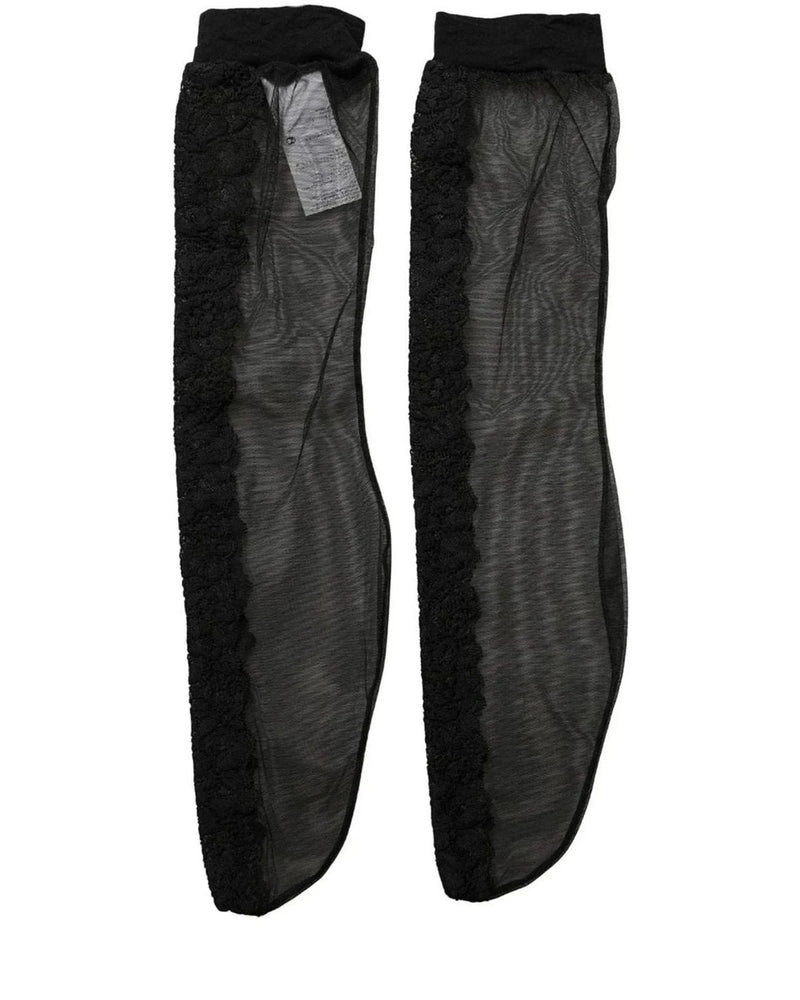 Dolce & Gabbana Dance Sock in black, Elastane — view 3