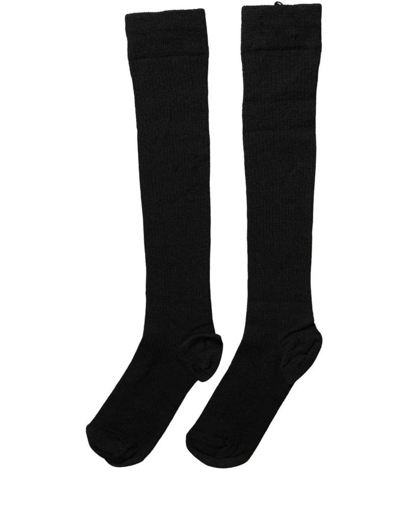 Dolce & Gabbana Knee Sock in black, Nylon — view 4