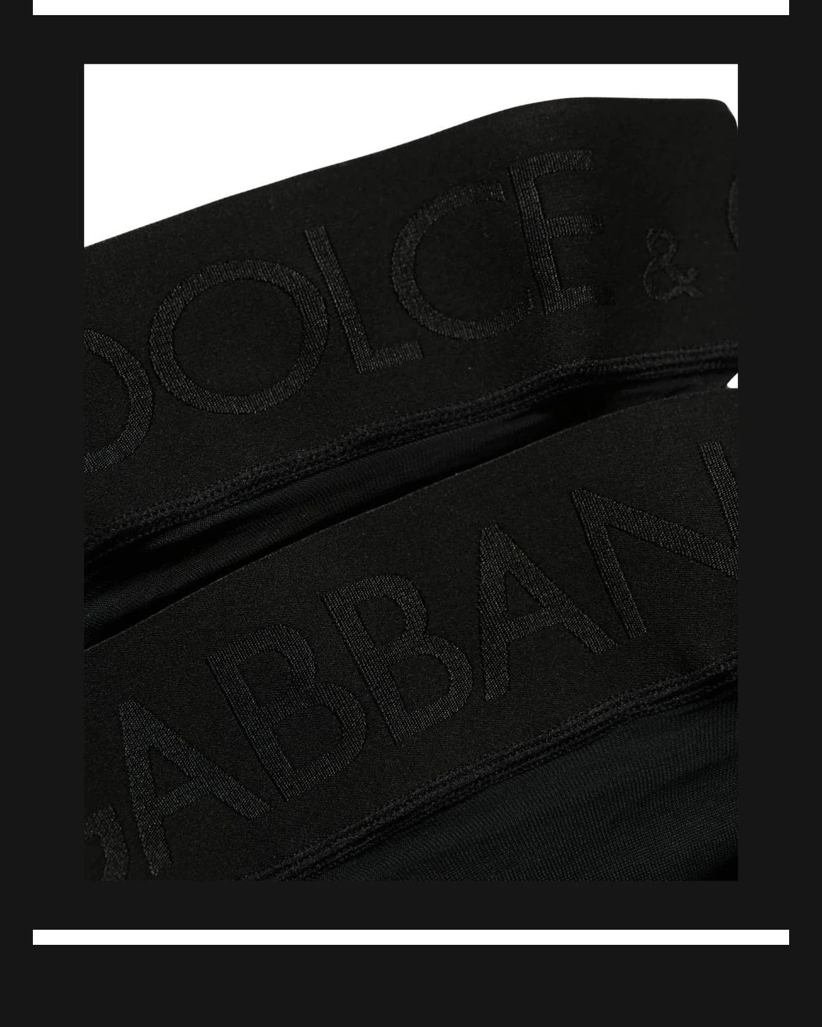 Dolce & Gabbana Accessory Black Knee Sock