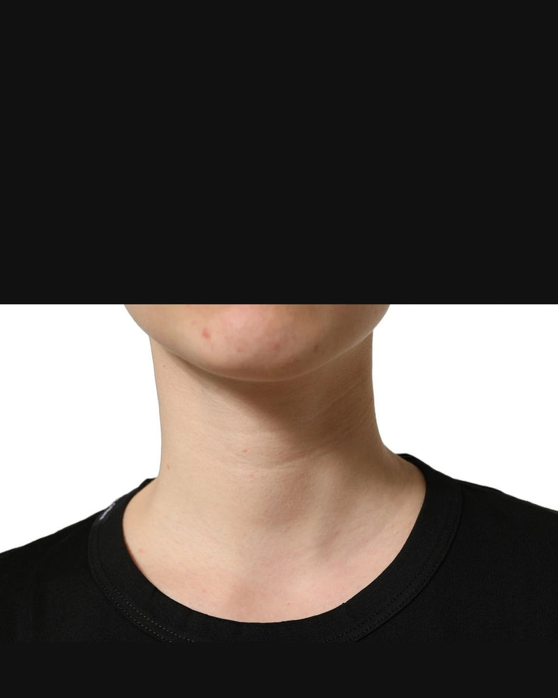 Dolce & Gabbana Sleeves Black T-Shirt