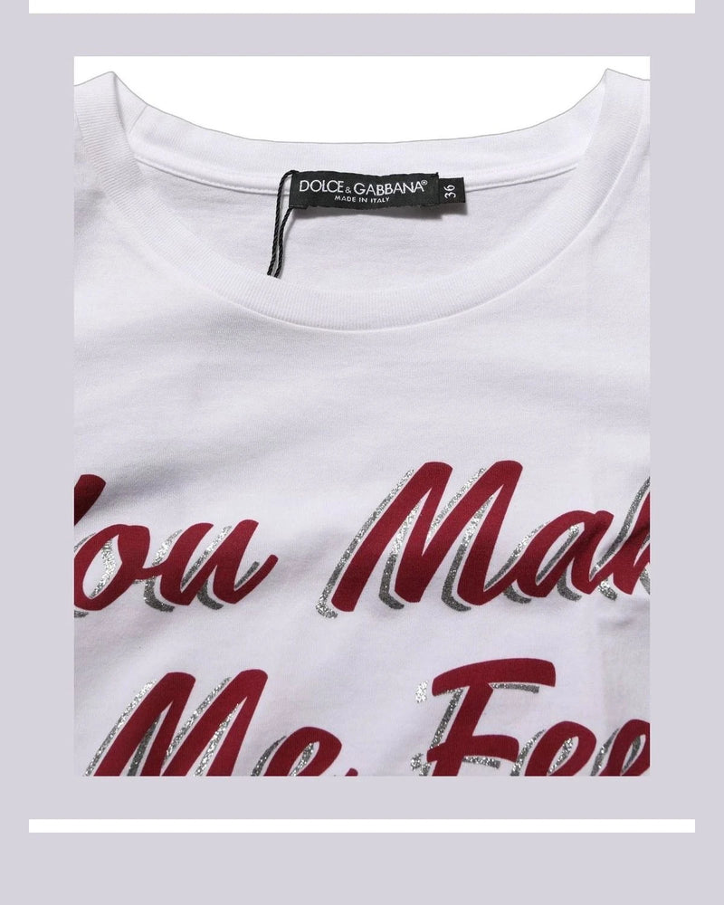 Dolce & Gabbana T-Shirt in white, Cotton — view 7