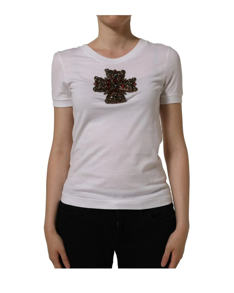 Dolce & Gabbana T-Shirt in white, Cotton — view 2