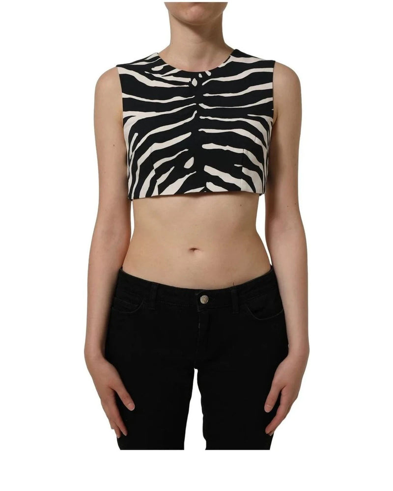 Dolce & Gabbana Tank Top in black, Viscose — view 3