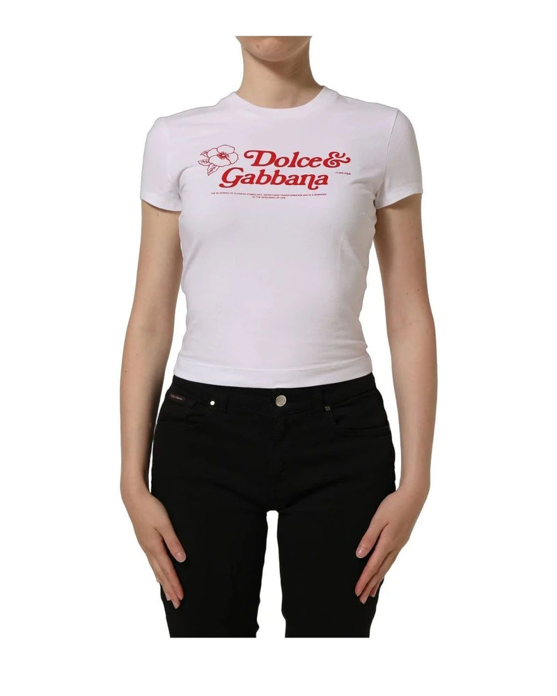 Dolce & Gabbana T-Shirt in white, Cotton — view 3