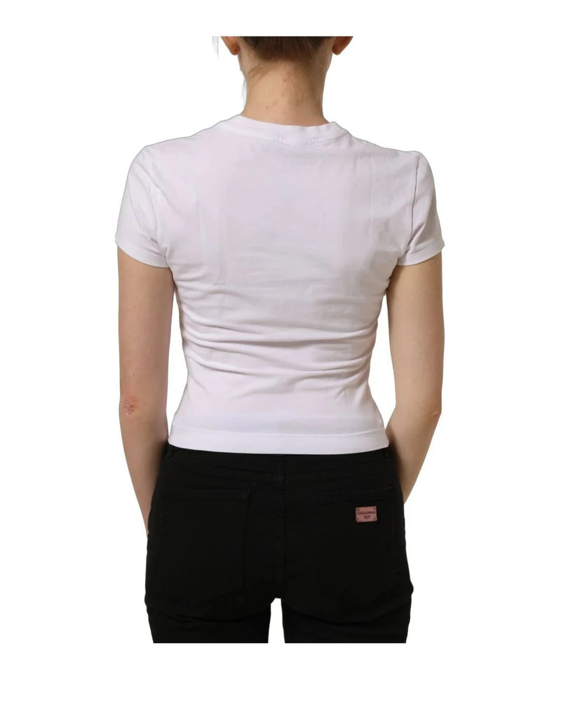 Dolce & Gabbana T-Shirt in white, Cotton — view 6