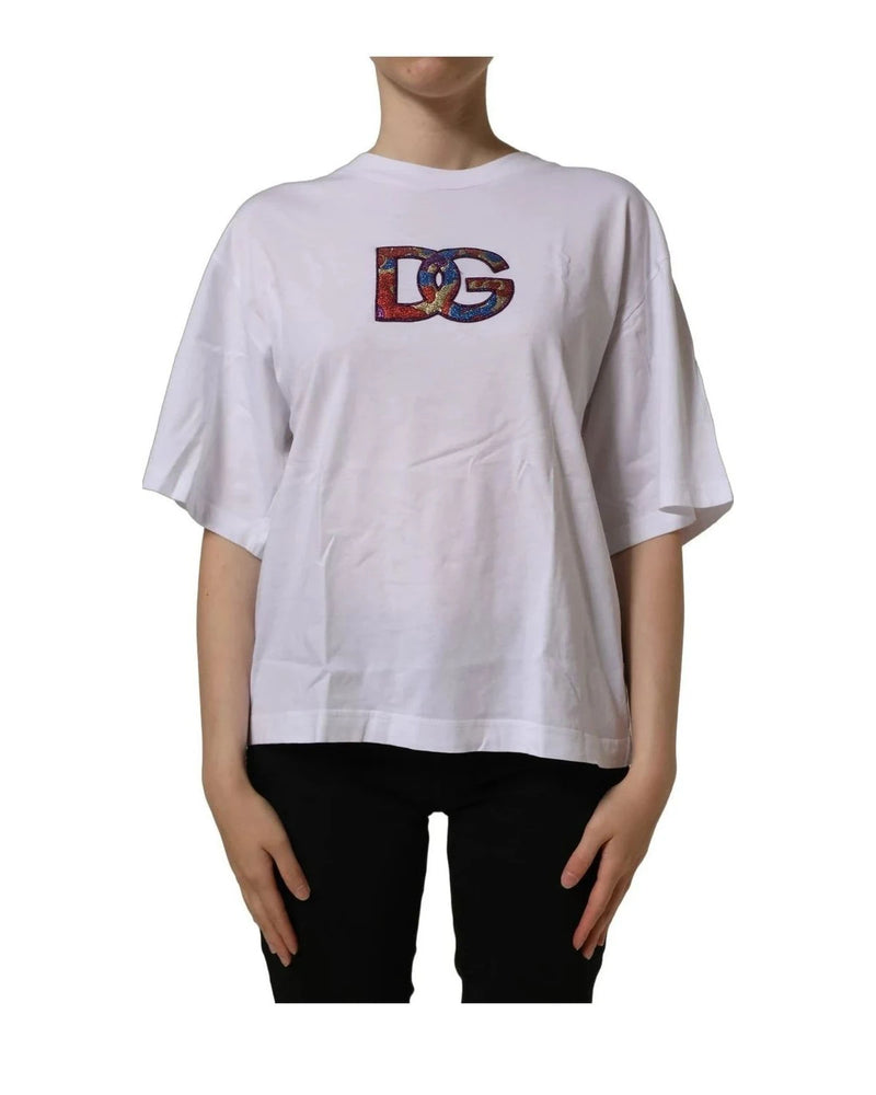 Dolce & Gabbana T-Shirt in white, Cotton — view 4