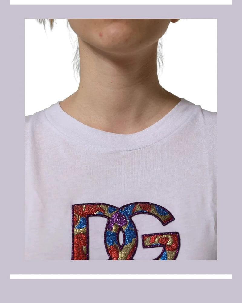 Dolce & Gabbana T-Shirt in white, Cotton — view 8