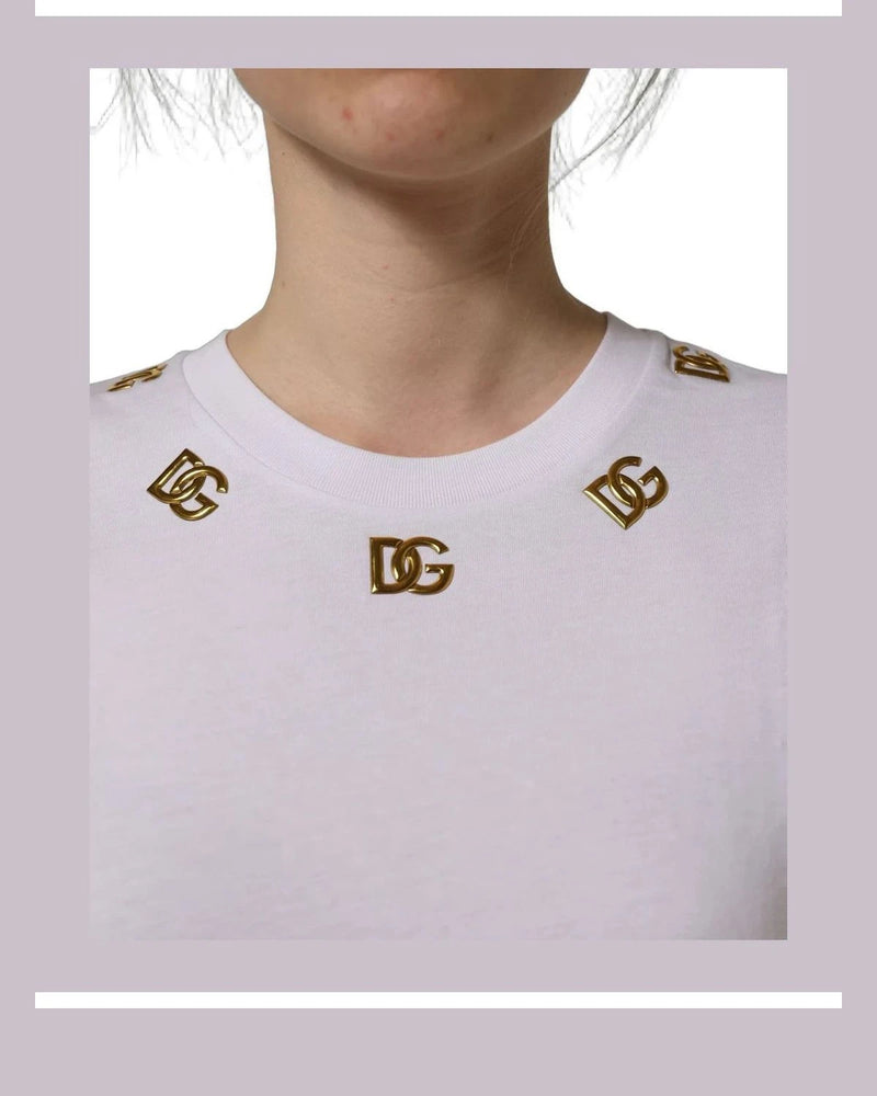 Dolce & Gabbana T-Shirt in white, Cotton — view 4