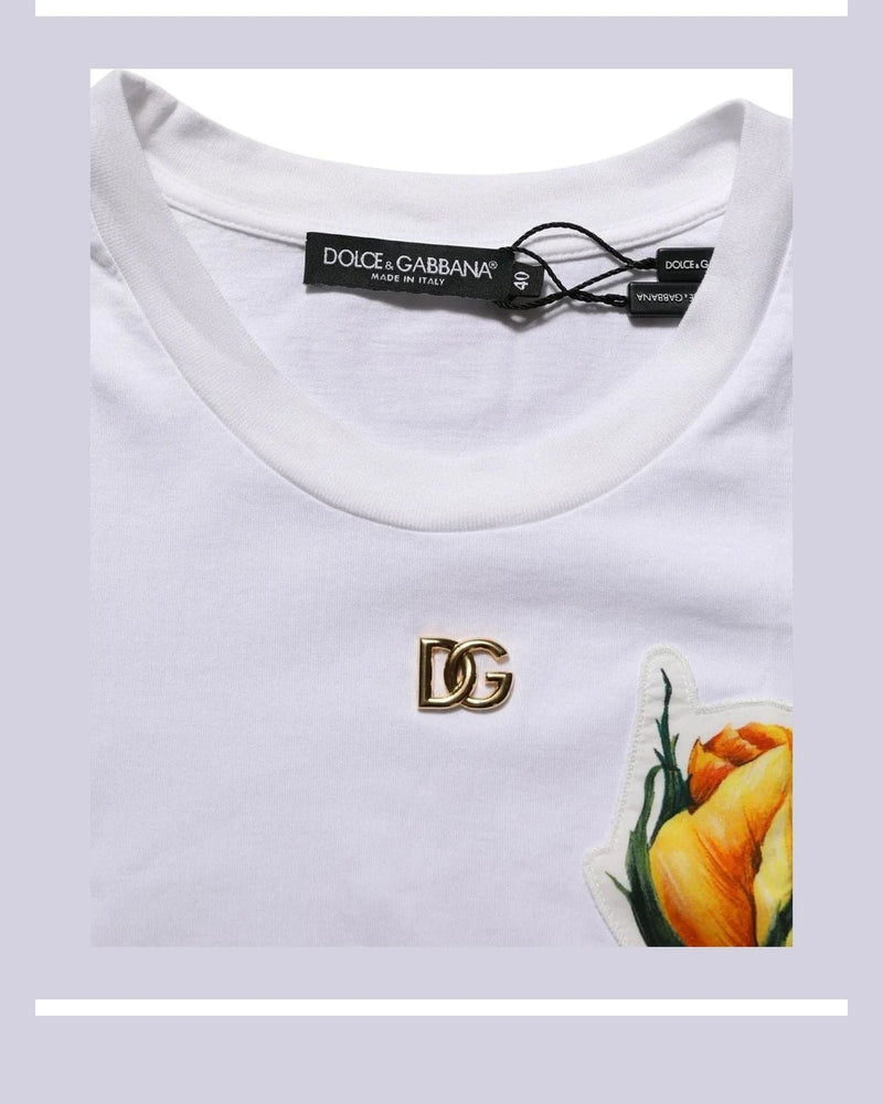 Dolce & Gabbana T-Shirt in white, Cotton — view 7