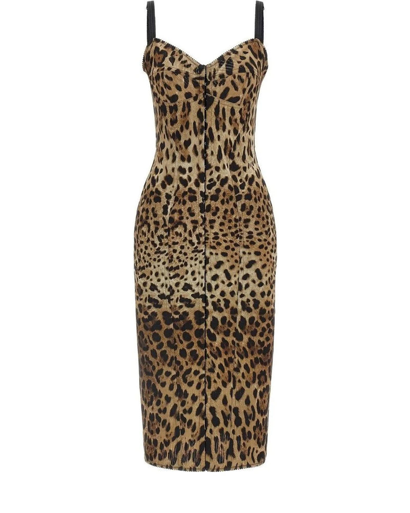 Dolce & Gabbana Dresse in brown, Polyamide