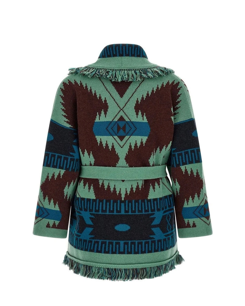 Alanui Kimono Jackets & Cardigan in multicolor, Cashmere — view 2
