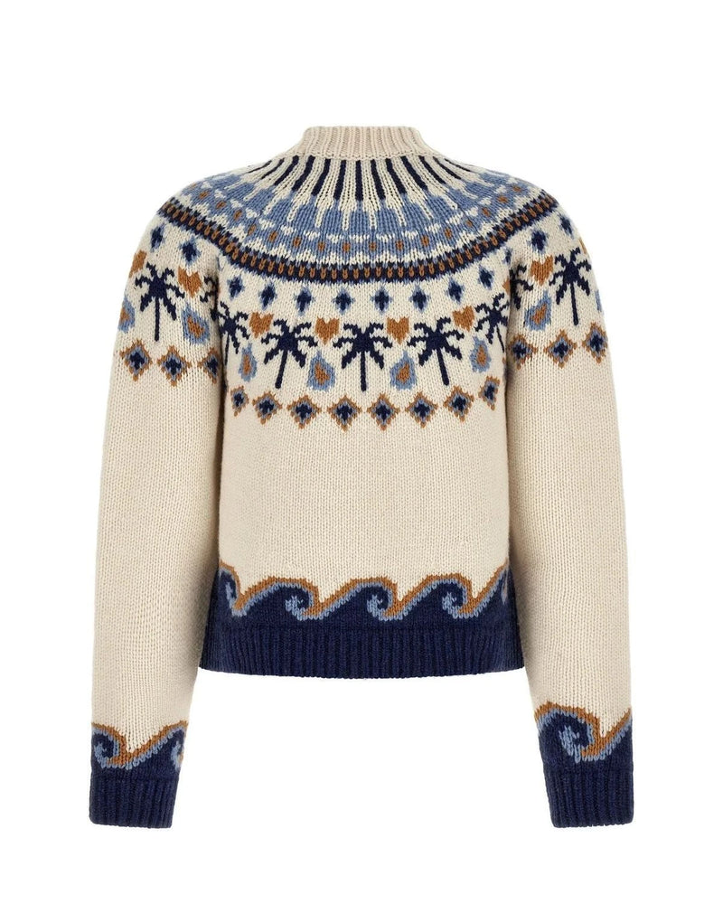 Alanui Sweater in multicolor, Virgin Wool — view 2