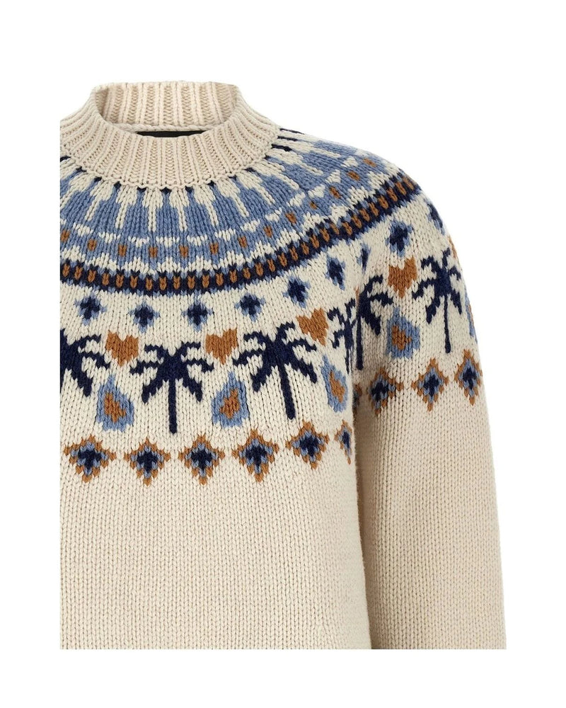 Alanui Sweater in multicolor, Virgin Wool — view 3