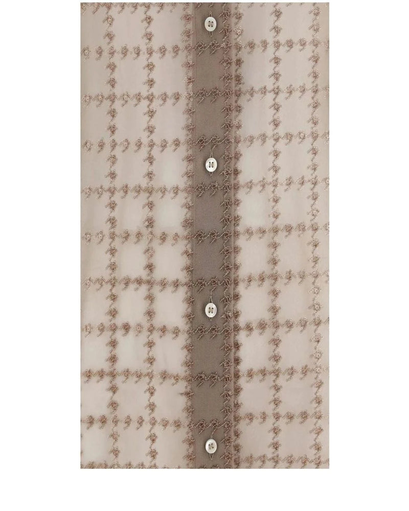 Brunello Cucinelli Blouse in beige, Silk — view 3