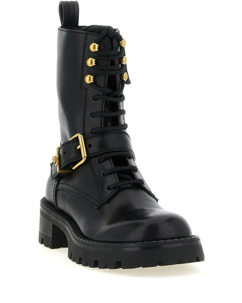Versace Boots in black, Calfskin Leather — view 2