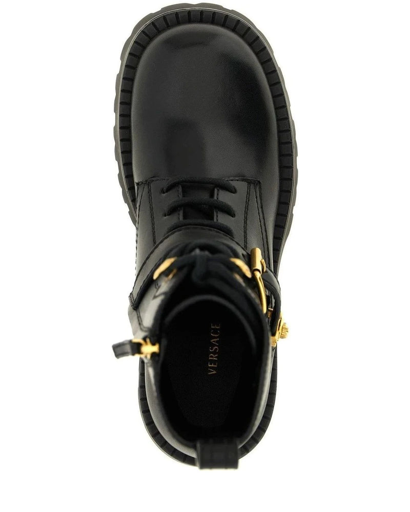 Versace Boots in black, Calfskin Leather — view 4
