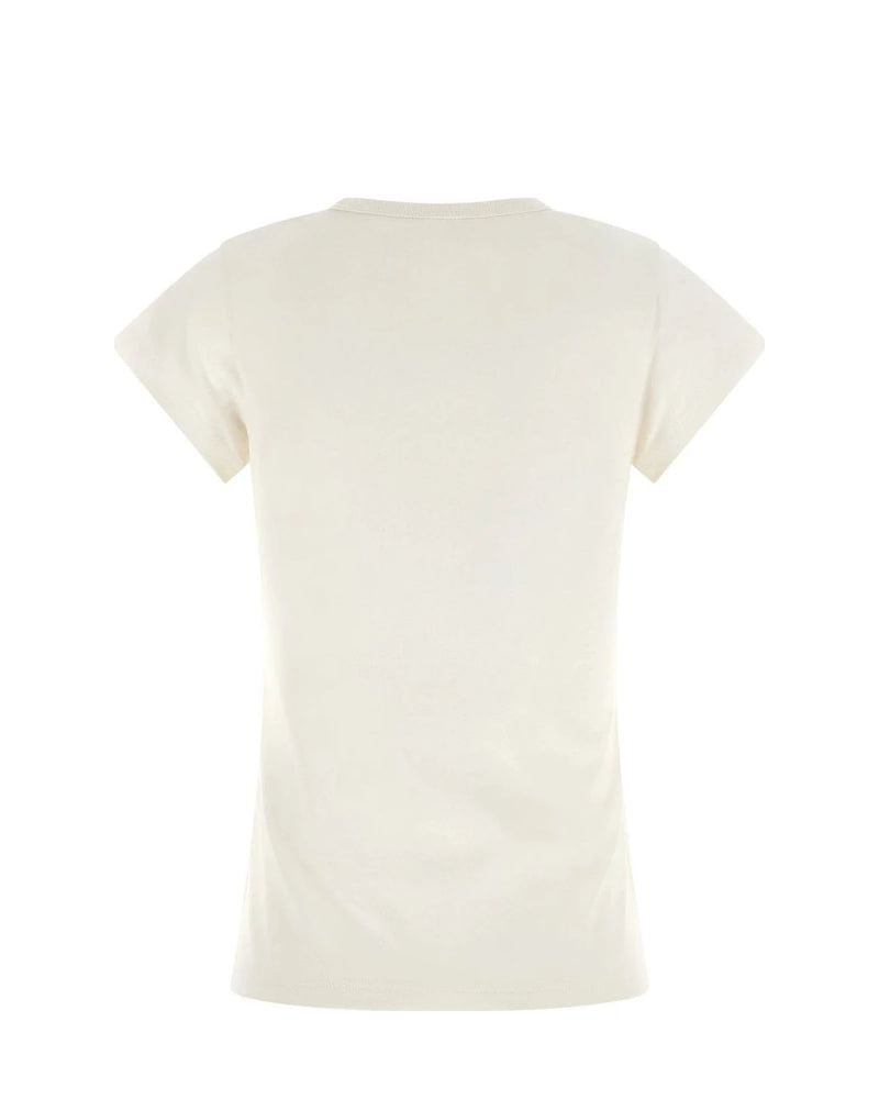 Moncler T-Shirt in white, Cotton — view 2