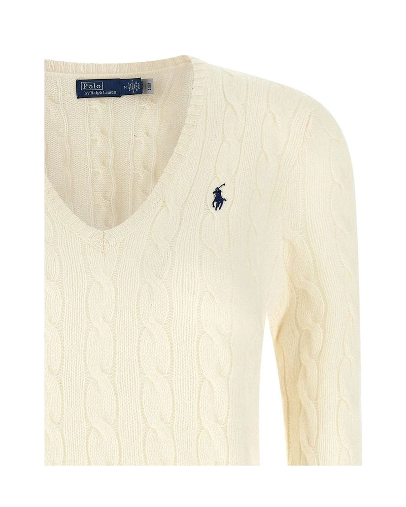 Polo Ralph Lauren Sweater in white, Wool — view 3