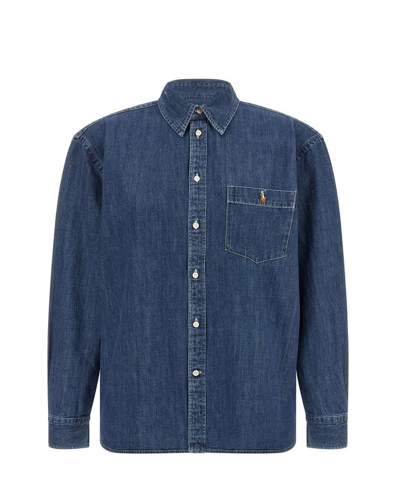Polo Ralph Lauren Dress Shirt in blue, Cotton