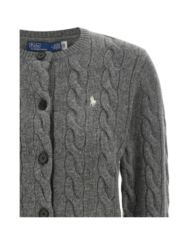 Polo Ralph Lauren Cardigan in gray, Wool — view 3