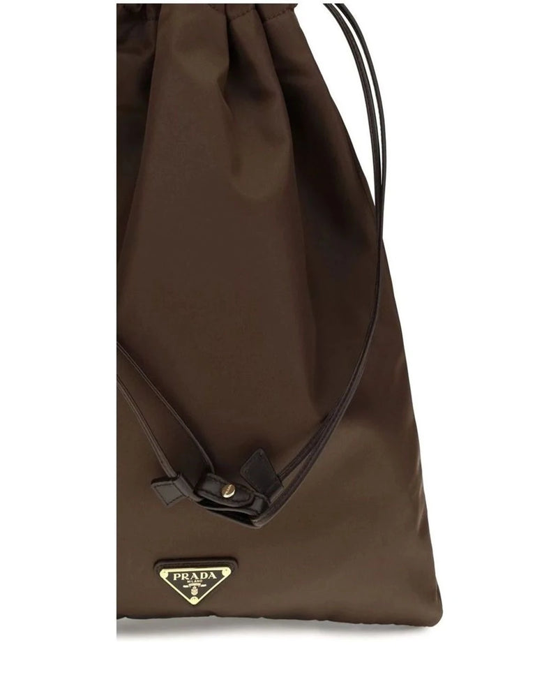 Prada Bucket Bag in brown, Polyamide — view 4