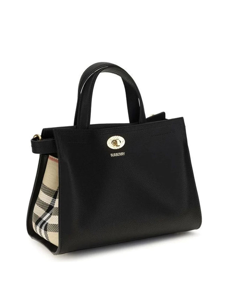 Burberry Satchel Bag in black, Cotton — view 2