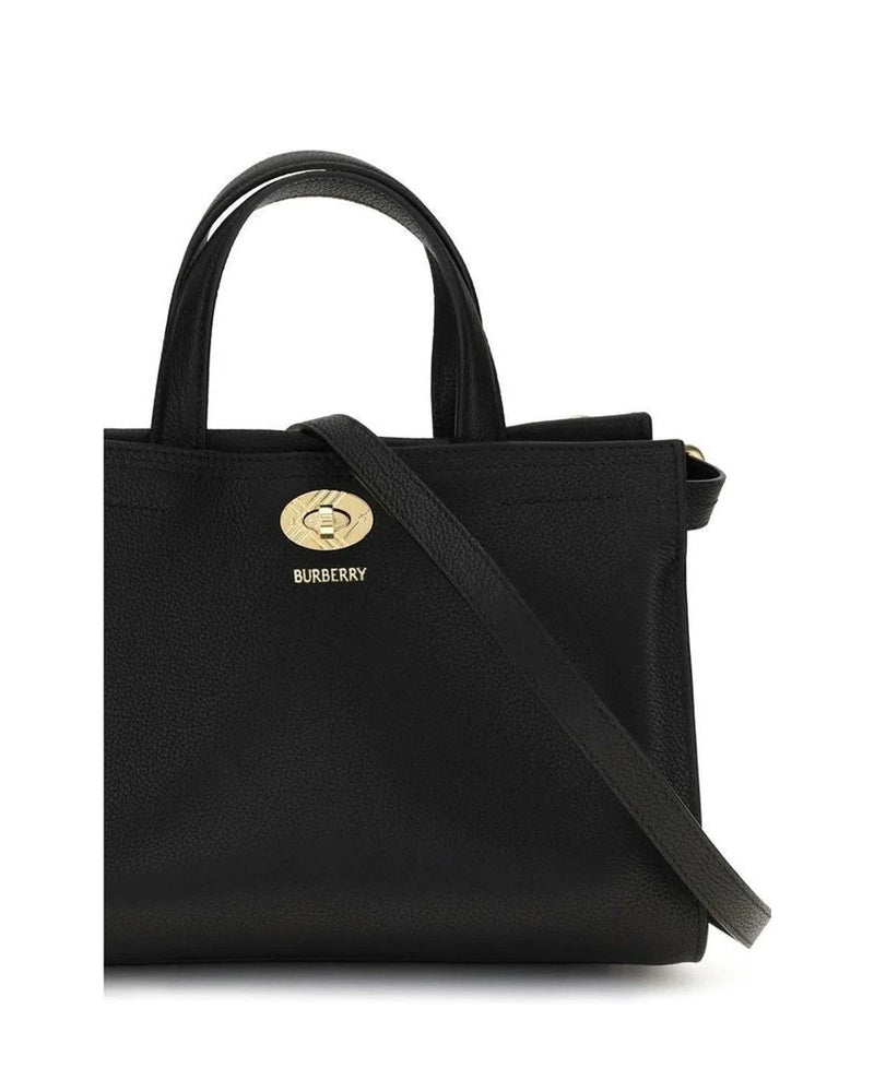 Burberry Satchel Bag in black, Cotton — view 4