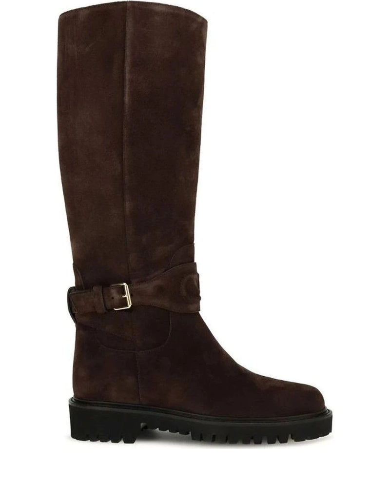 Valentino Garavani Boots in brown, Suede