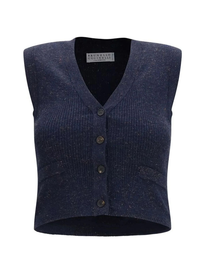 Brunello Cucinelli Sweater in blue, Kashmir