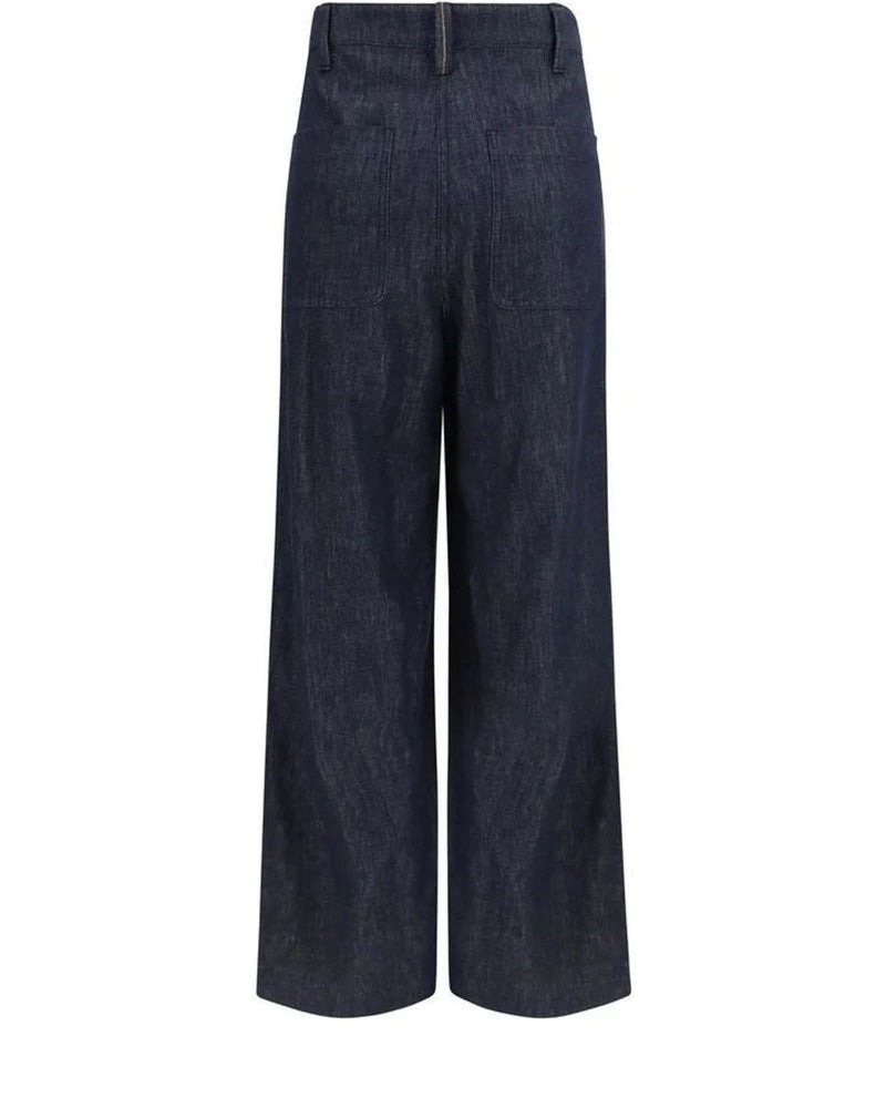 Brunello Cucinelli Jean in blue, Cotton — view 2