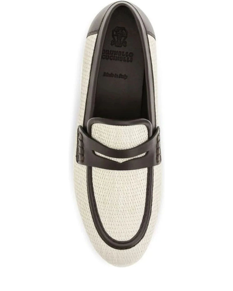 Brunello Cucinelli Loafers in beige, Polyamide — view 4