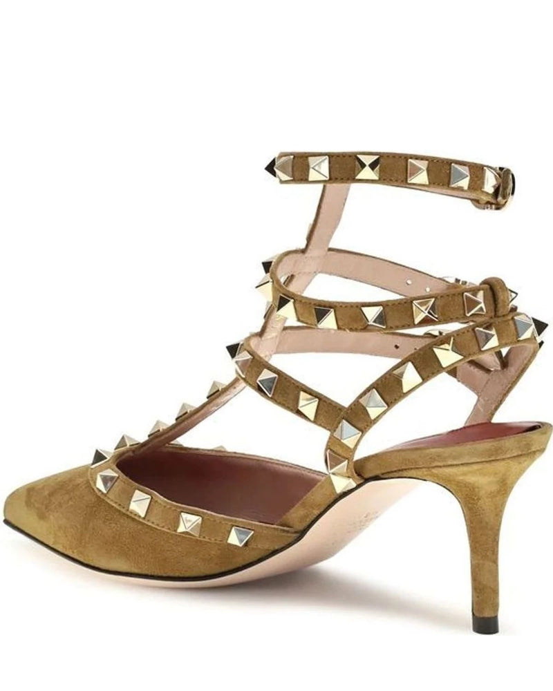Valentino Garavani Pumps in beige, Suede — view 3