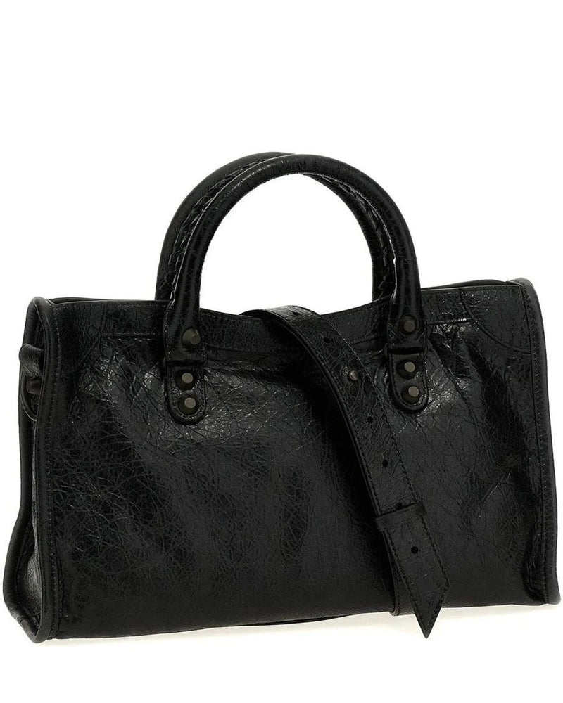 Balenciaga Satchel Bag in black, Lamb Leather — view 2